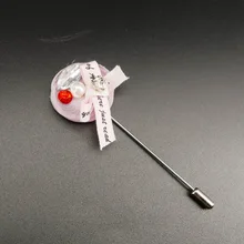 [Рисунок Oumuli] Южная Корея Dongdaemun Стиль Знаменитостей брошь женская мода простой буквенный Ткань Корсажная одежда