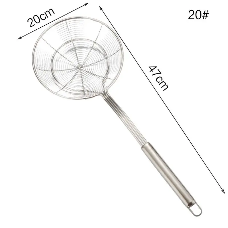 Паук фильтр из нержавеющей стали шумовка ковш еда Жарка ложка с длинной ручкой для дома кухня жареная кухня ресторан