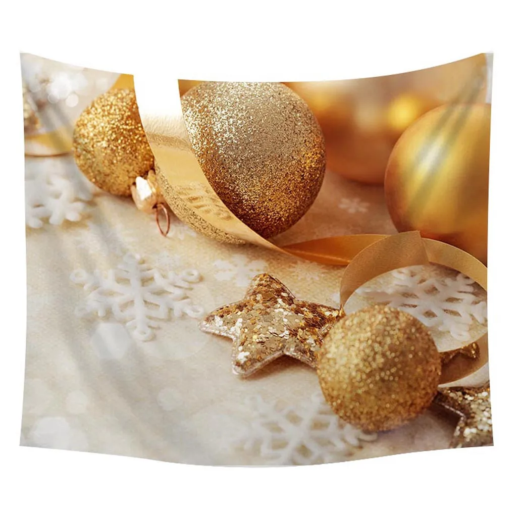 Новое рождественское Гобеленовое покрывало хиппи, настенное покрывало
