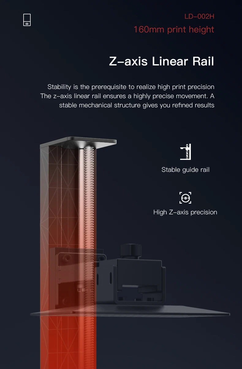 3d printing business CREALITY 3D LCD Resin UV LD-002H 3D Printer 2K LCD HD Screen Off-line Print Molding Size130*82*160MM 3d printer designs