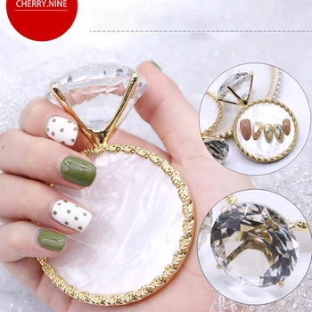 

Showing Tool Practical Gift Shelf Holder Plate Rhinestone Art Palette Photo Props Portable Nail Display Stand Exquisite Home