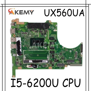 

LAOKE For Asus UX560UA-1B Q504UA Laptop Motherboard W/ I5-6200U CPU PN 60NB0BZ0-MB1300 8GB RAM DDR3 Test ok