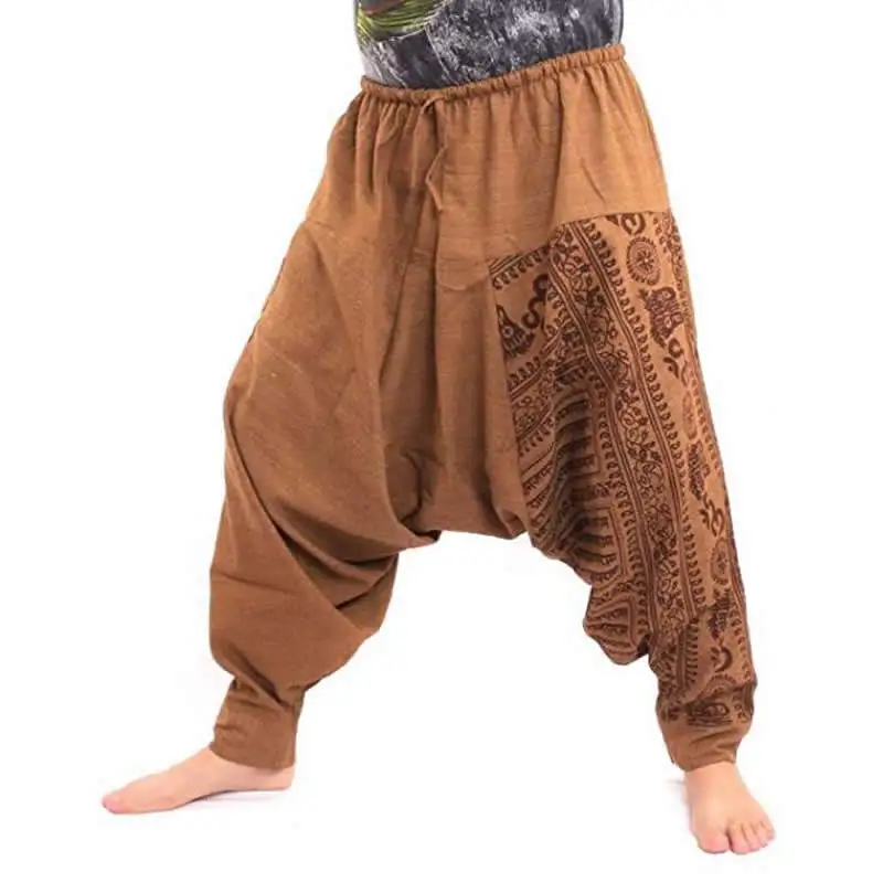 Men Hiphop Harem Pants Crotch Baggy Joggers Plus Size Boho Gypsy Aladdin  Summer Bohemian Nepal Wide Leg Pants Causal Trousers - Casual Pants -  AliExpress