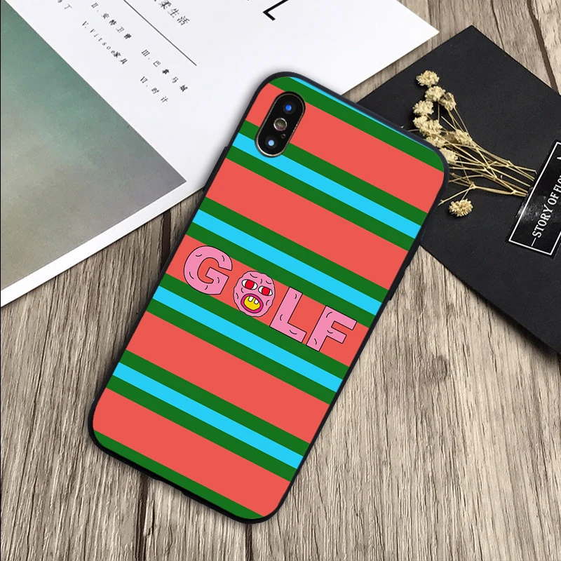 Черный чехол Golf Wang Тайлер странное будущее Санта Круз мягкий силиконовый из ТПУ
