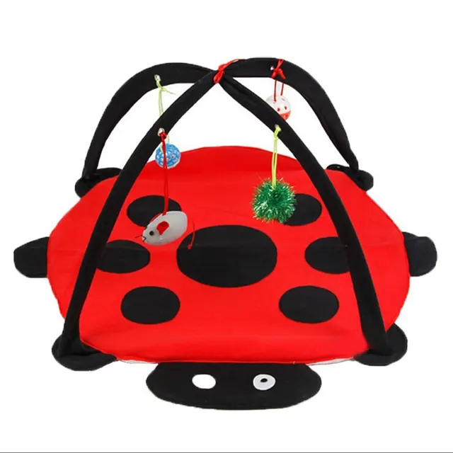$US $8.66  Pet Cat Bed Cat Play Tent Toy Mobile Activity Playing Bed Cat Bed Pad Blanket House Pet Furniture H