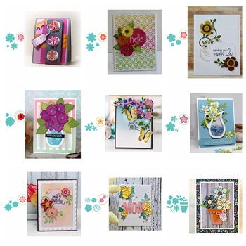 

Small Cutting Dies Metal Flowers Stencil For Diy Making Scrapbooking Embossing Handmade Paper Cards Decoration Crafts