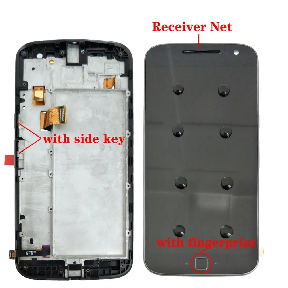 Shyueda 100% Новинка + рамка для Motorola Moto G4 Plus XT1640 XT1641 XT1642 XT1643 XT1644 5 &quotIPS ЖК дисплей с