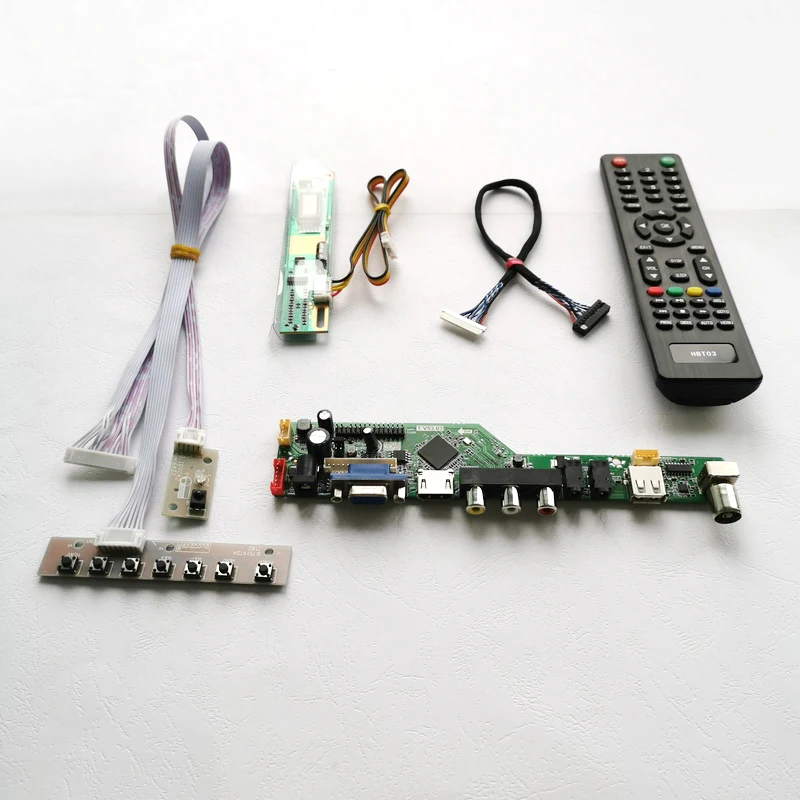 Для LT133X6/LT133XB 1CCFL 20-контактный кабель LVDS ноутбук ПК 1024*768 VGA RF USB пульт