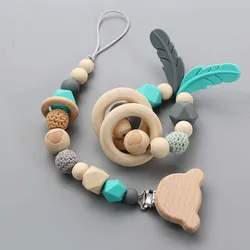 Silicone Baby Pacifier Clips Silicone Pacifier Chain Bracket Nipple Bracket Holder For Nipples Toddler Toys Baby Shower Gift