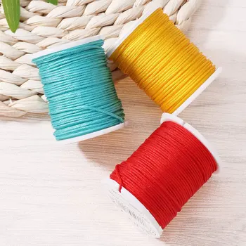 

10 Rolls/set 0.8mm Nylon Cord Thread Chinese Knot Cord Bracelet Braided String Jewelry DIY Wristband Necklace Woven Cord