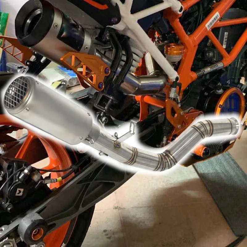 Slip-on Exhaust For Ktm Duke 125 250 