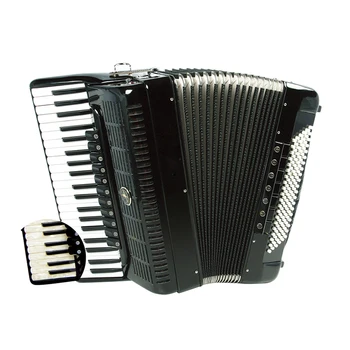 

Jh2001-b accordion 41/120/11/7, black, with case, Aurus