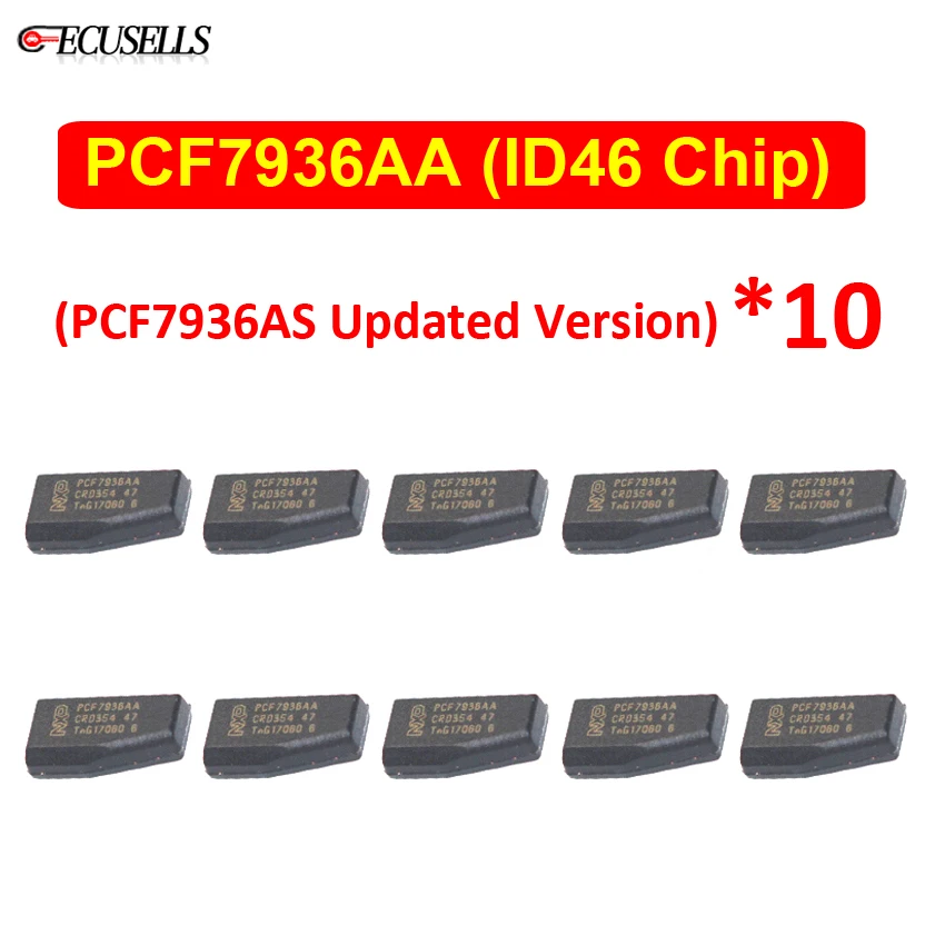 10 шт./лот PCF7936AA ID46 чип для криптовалюты чистый PCF7936AS обновленная версия
