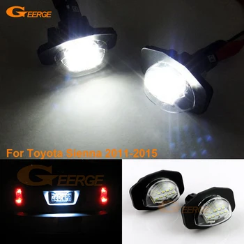 

For Toyota Sienna 2011-2015 Excellent Ultra bright 3528 Led License plate lamp light lamp No OBC error
