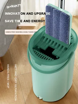 

2020 Free Hand Washing Lazy Mop Magic Cleaner Self-wring Squeeze Household Cleaning Automatic Dehydration