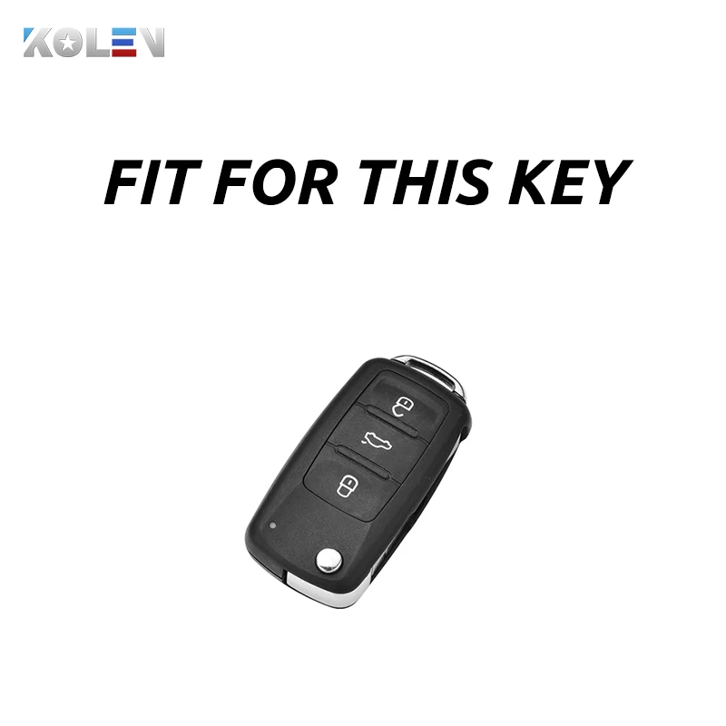 Leather+TPU Car Remote Key Cover Case Fob Volkswagen VW Bora Polo Tiguan Jetta Passat B5 B6 B7 Golf Beetle Skoda Octavia key case cover key case