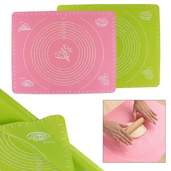

50x40cm Rectangle Thickened Waterproof Silicone Pad Mat with Antiskid Insulation Desk Mattress for Home