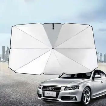 

Universal Umbrella Design Summer Car Front Gear Sunshade Screen Heat Insulation Sunshield Car Windshield Parasol 49.21inchX65cm