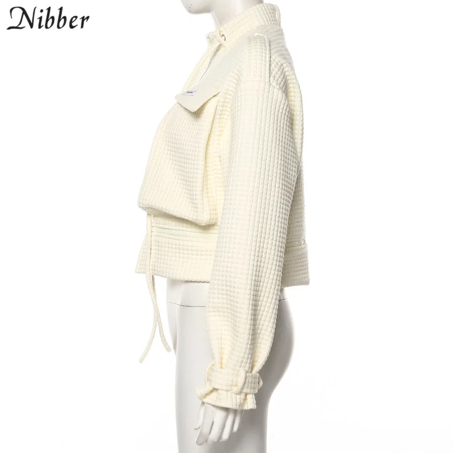 NIBBER, Осень-зима, Модное теплое Женское пальто с большим карманом, однотонный топ,, Уличная Повседневная Свободная уличная куртка, пальто для отдыха