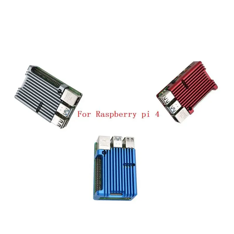 Чехол из алюминиевого сплава, металлический корпус, корпус для Raspberry Pi 4, Модель B, плата