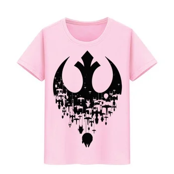 

Boy Girl Tshirt Darth Vader tops tee Children Skateboard Teeshirts JEDI REBEL Kid T-shirt Fractured Rebellion Star wars T Shirt