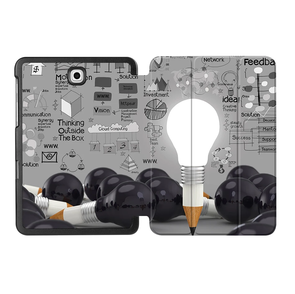 SS10 MTT для samsung Galaxy Tab S2, 8,0 дюймов, чехол для планшета T710 T715 T713 T719, тонкий Чехол-книжка из искусственной кожи с подставкой, защитный чехол - Цвет: SS10