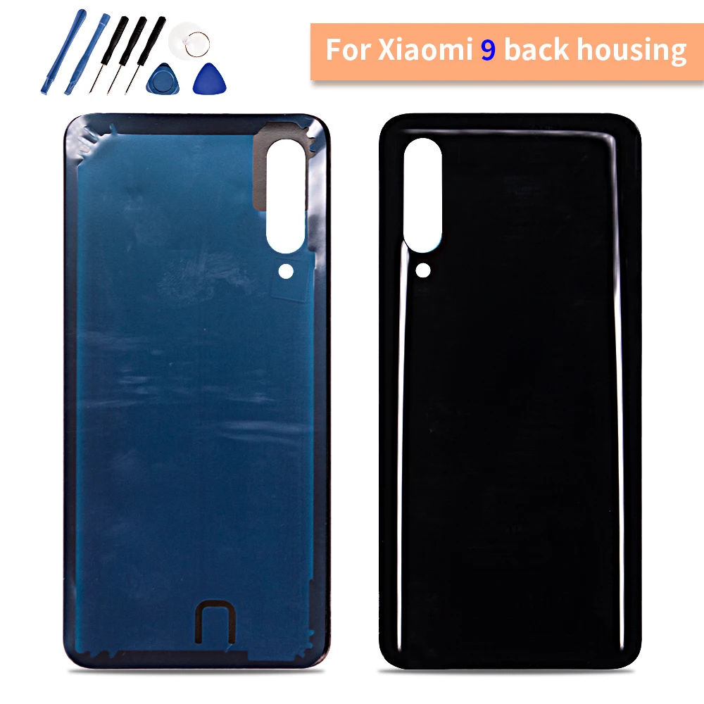 

Xiaomi 9 mi Back Battery Cover Glass Panel Rear Door Housing Case For xiaomi mi9 Back battery Cover door