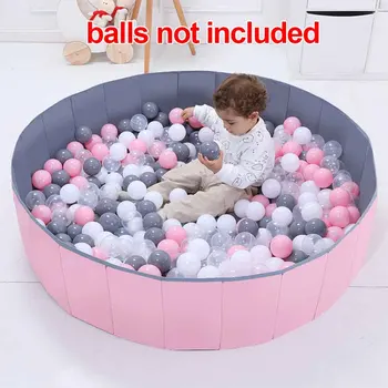 

Round Infant Indoor Outdoor Fence Room Decor Soft Foldable Playpen Baby Ball Pool Portable Tent Yard Washable Safety Kids Play