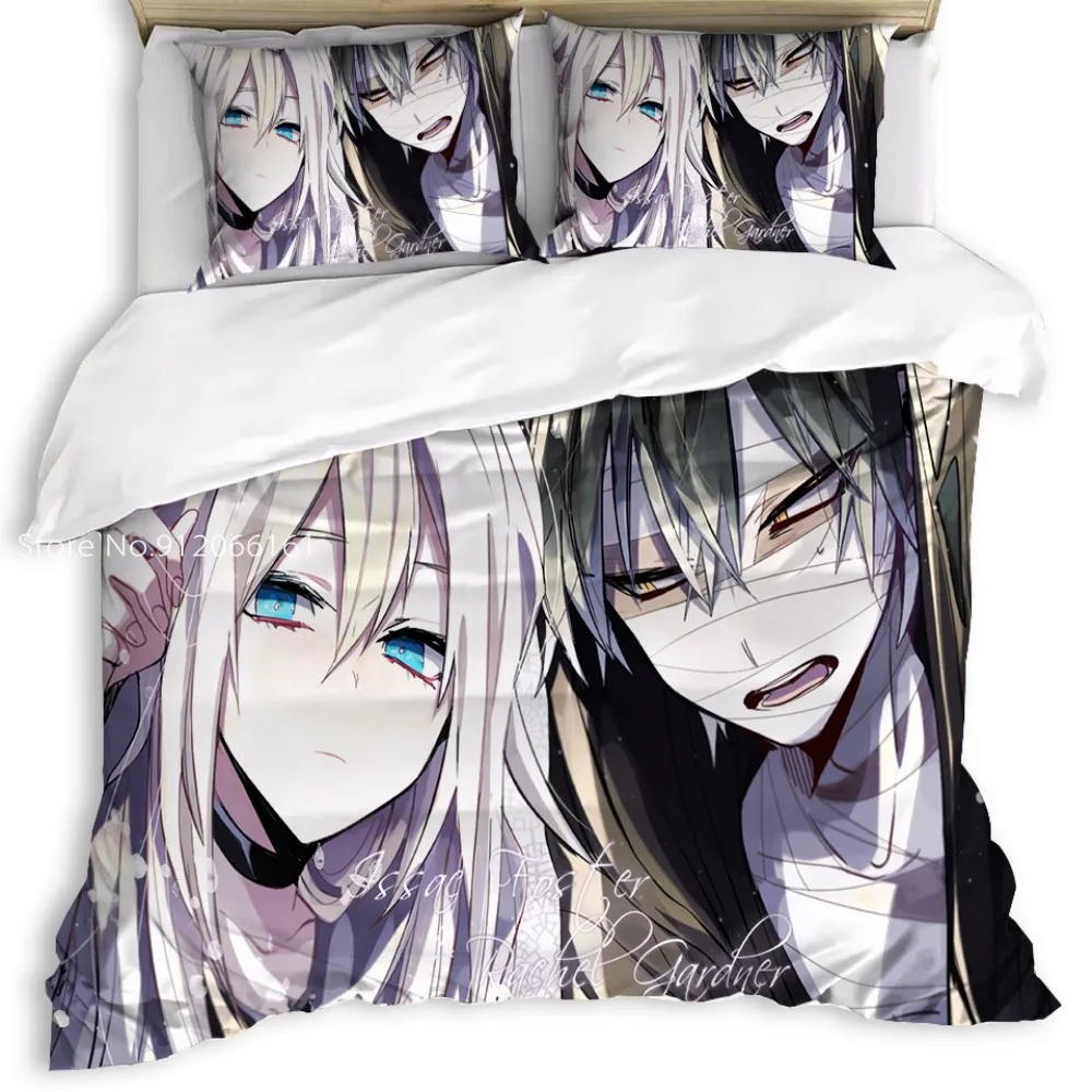

Angels Of Death Bedding Set 3D Print Angel Of Killing Duvet Cover Angel Of X Bed Quilt Cover Japan Anime Bed Cover Set Decor