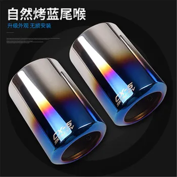 

Car Styling For Mazda CX-5 CX5 2017-2020 Stainless Steel Exhaust Pipe Muffler for outlander auto accessories 2PCS