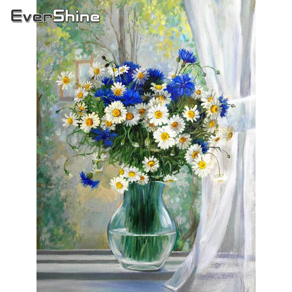 EverShine Алмазная вышивка картины стразами полная выкладка цветы алмазная мозаика