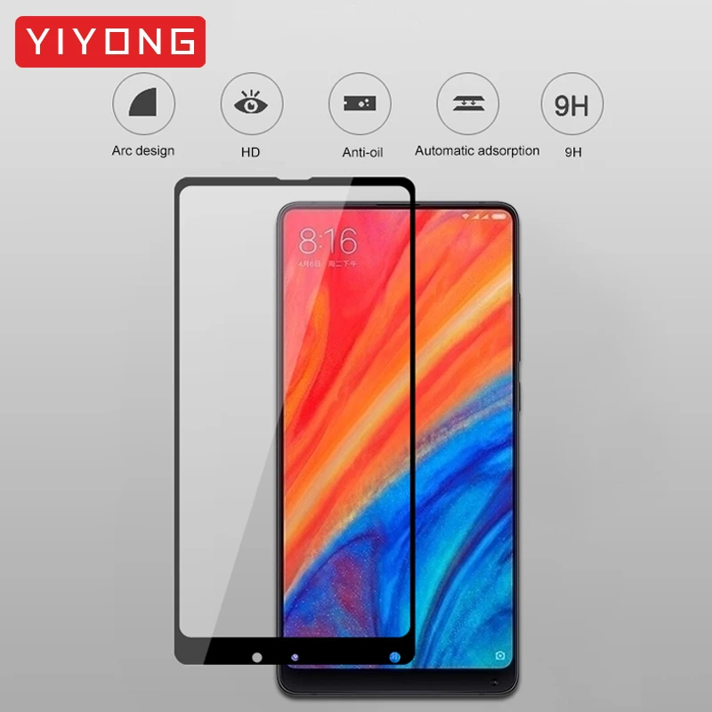 YIYONG 5D полное покрытие стекло Xiaomi Mi Mix 2 S 3 Закаленное Защитная пленка для экрана