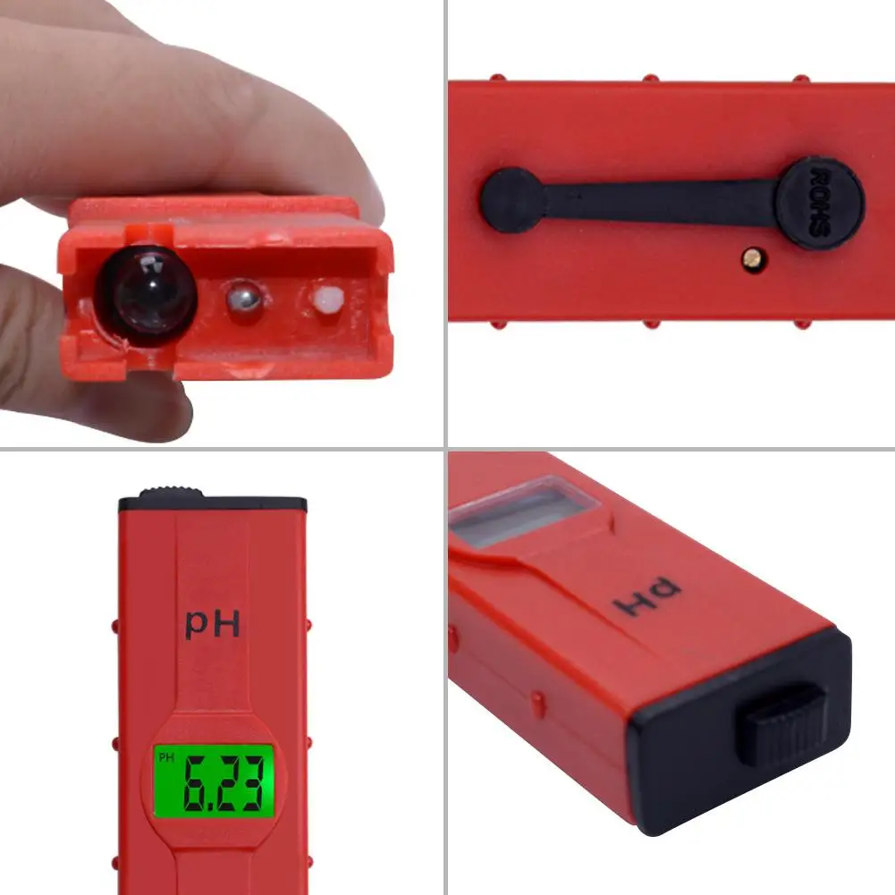 Портативный цифровой рН-метр тестер для аквариумного бассейна Аквариум Лаборатория Портативный рН-метр