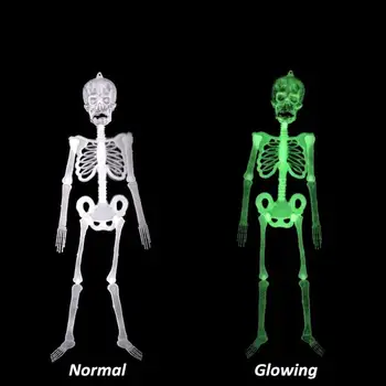 

Halloween Glowing 2D Glowing Skeleton Christmas Party Home Fashion Halloween Decor 150cm/90cm/30cm New Large Size Skeleton
