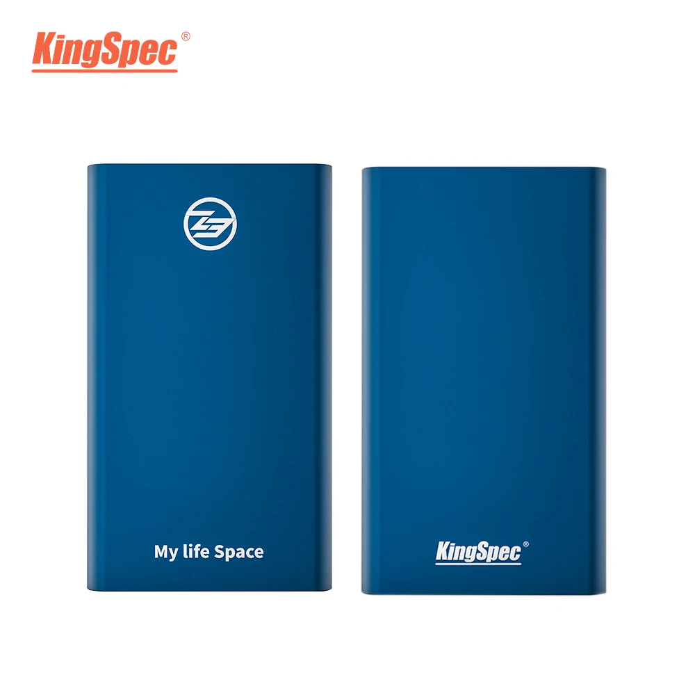 KingSpec внешний SSD жесткий диск hd externo usb 3,1 портативный SSD 256B 512GB 1 ТБ жесткий диск hdd type-c для бизнесмена - Цвет: Blue