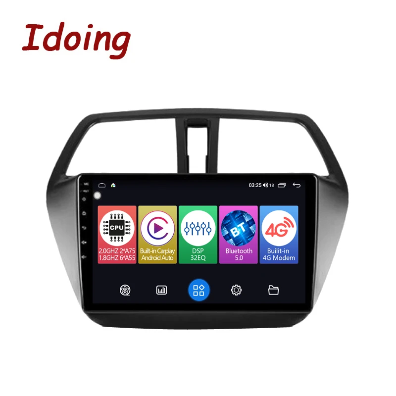 Idoing Car Stereo Video Radio Players For Suzuki SX4 2 S-Cross 2012 Intelligent System Head Unit Plug And Play Electronics | Автомобили и