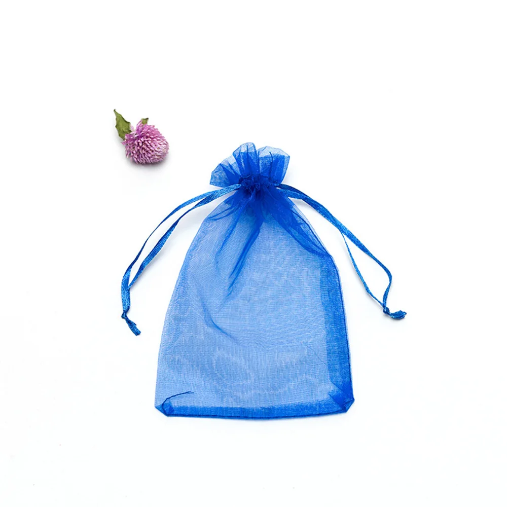 50PCS Garden Vegetables Fruit Grow Plants Protection Bags Anti-Bird Gardening Drawstring Netting Candy Grape Apple Mesh Pouch 