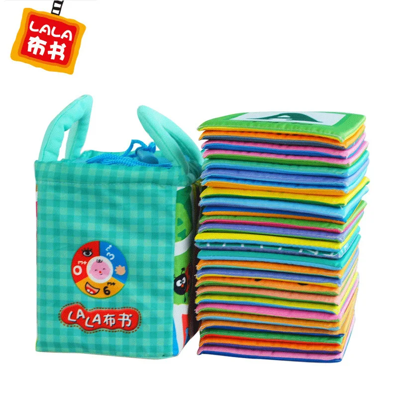 

Lala Baby Cloth Book Infant ENLIGHTEN Educational Tear Rotten Book Early Childhood Safe Non-toxic Cloth CHILDREN'S Toy Fashion