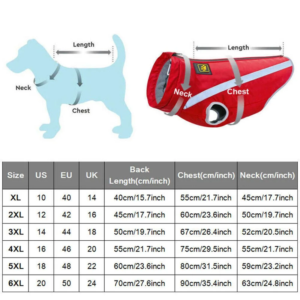 Теплая зимняя одежда для собак для маленьких собак, одежда Водонепроницаемый большая собака теплый жилет куртка зима бульдог пальто, Одежда для питомцев, для средних и больших собак