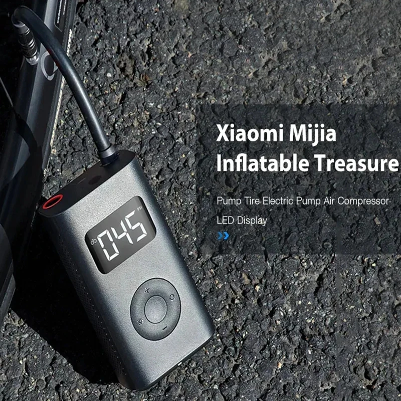 Xiaomi Mijia Air Pump 1S /Pump 2 Portable Electric Air Compressor Tire Sensor Mi Inflatable Treasure for Motorcycle Car Soccer