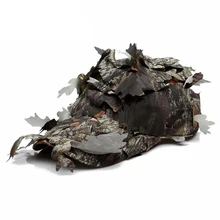 Военные тактические армейские кепки Снайпер скрытый джунгли Кепка лист армейская охота на Камо шляпа лист армейская камуфляжная шляпа охотничья камуфляжная шляпа