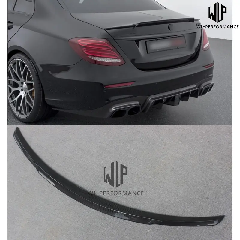 W213 Высокое качество углеродного волокна задний спойлер Крылья автомобиля Стайлинг для Mercedes Benz W213 E200 E260 E300 комплект кузова автомобиля