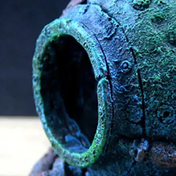 

Diving Helmet Wreck Aquarium Fish Tank Landscaping Decoration Vintage Decorative M0XD