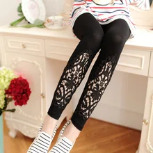 Aliexpress - Hot Women’s Hollow Out Cotton Leggins Lace Print Flower Leggings Mid Waist Pant Summer Pants Women Knitted Fitness Legging