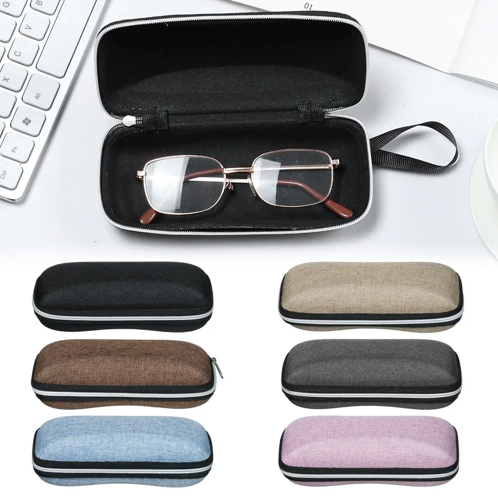 Portable Cute Pattern Zipper Closure Optical Glasses Soft EVA