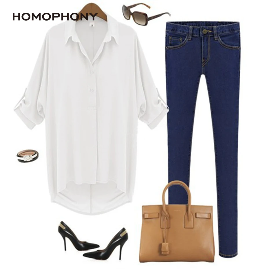 

Homophony Women Blouse Office Sexy Blouse Shirt Summer Woman Basic Top Elegant Women Shirt Office Lady Women Clothes 2020 blusas