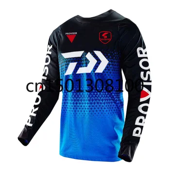 

Daiwa Fishing Shirt Clothing Quick Dry Long Sleeve Breathable Fishing Shirts Anti UV Hooded Cycling Hiking Fishing Clothes