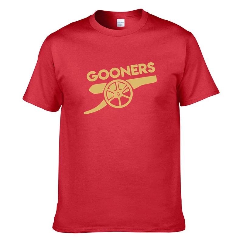 Arsenal F. C The Gooners Футболка Мужская хлопковая футболка Летняя Хлопчатобумажная новая