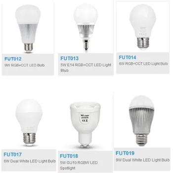 

Milight FUT012/FUT013/FUT014/FUT017/FUT018/FUT019 4W/5W/9W/12W/GU10/E27/LED Blub Spotlight Color temperature bulb