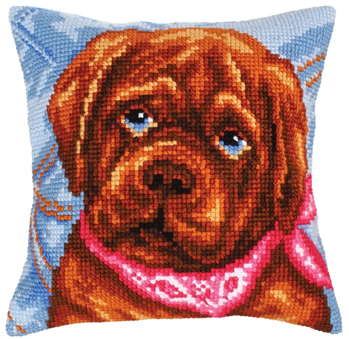 

Latch Hook Cushion Kits ball Pillows Wedding Animal Dog Home Decoration Pillow Case Kits for Embroidery Unfinished